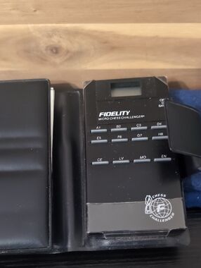 Fidelity Black Micro Chess Challenger Electronic Timer Untested